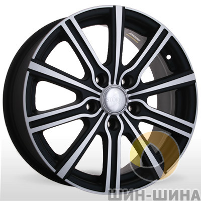 Диски SM 3123 MtBP (Matt Black Polished) Storm